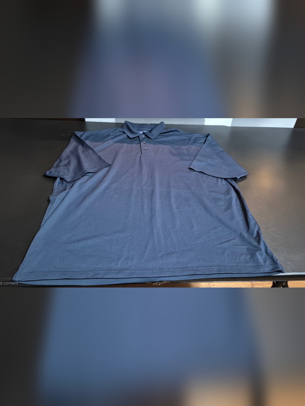 Blue Generation Men's 3XL Polo Shirt Navy Blue Short Sleeve Performance Wicking